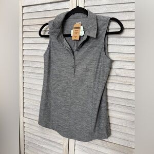 Duluth Women’s NWT Armachillo Polo Tank Gray Size XS
